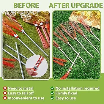 MARSレアチェック薔薇柄ポンチョコート Amazon.com : Silkfly 25 Pcs Ground Markers 6 Inch Bright Red